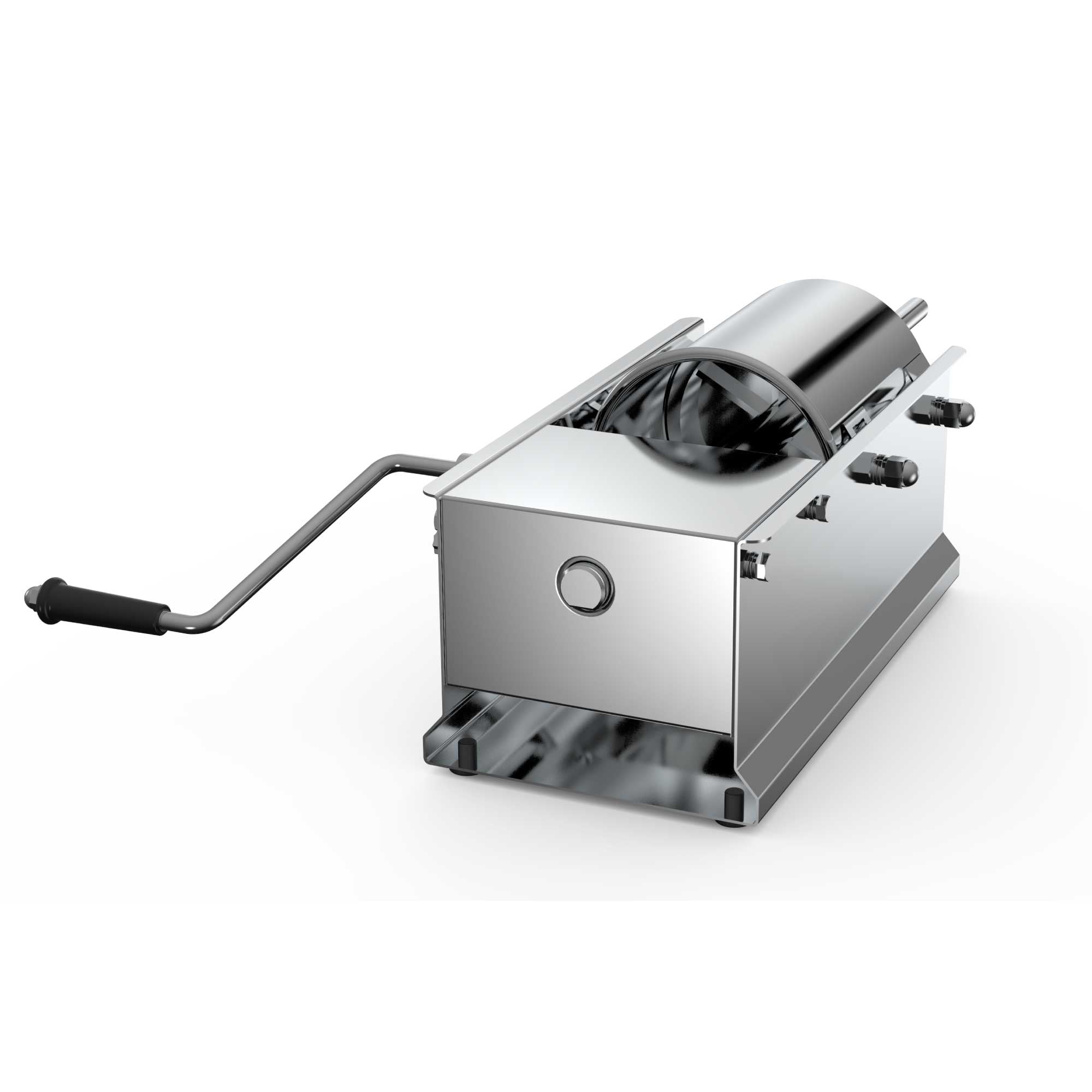 7L Manual Horizontal Sausage Filler - Stainless Stuffer Meat Press Machine