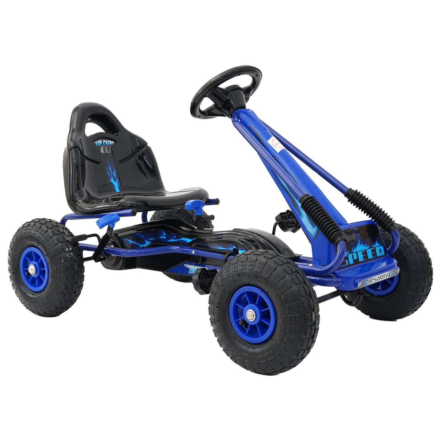 Kahuna G95 Kids Ride On Pedal Go Kart - Blue