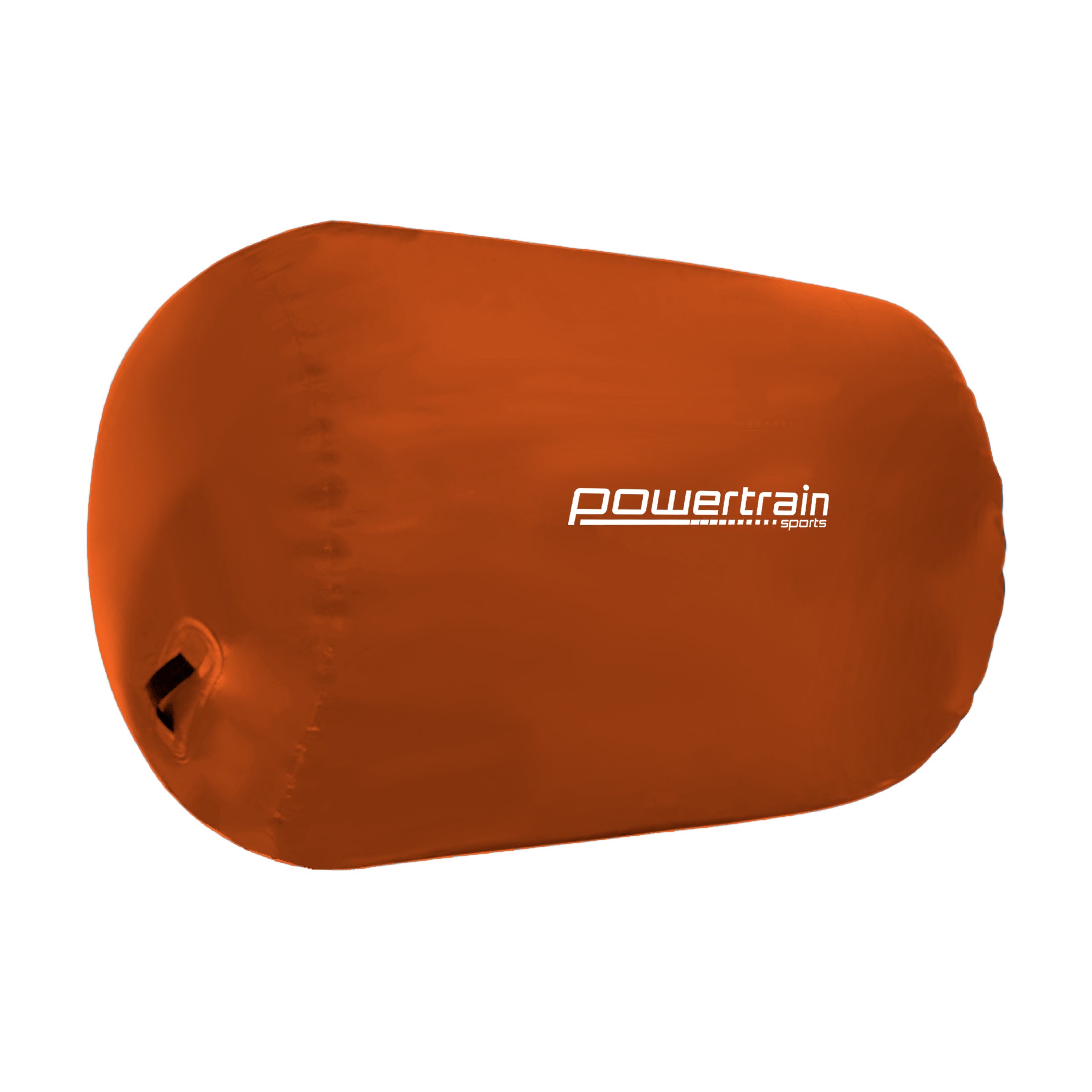 Powertrain Sports Inflatable Gymnastics Air Barrel Exercise Roller 120 x 75cm - Orange