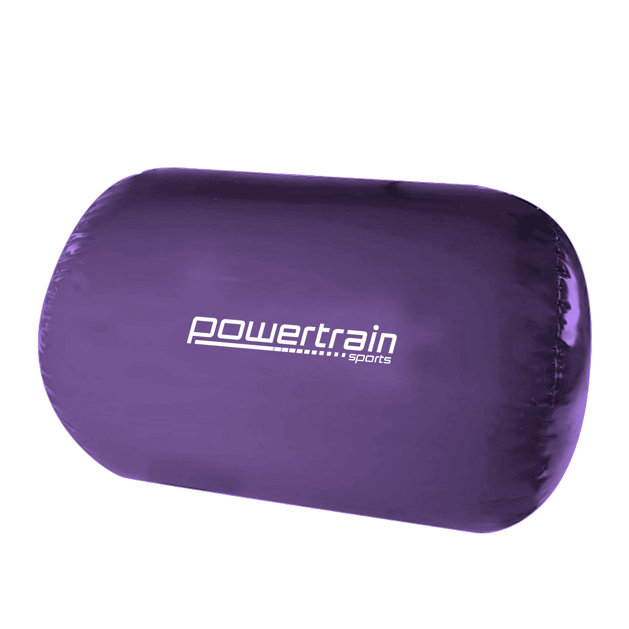 Powertrain Sports Inflatable Air Exercise Roller Gymnastics Gym Barrel 120 x 75cm Purple