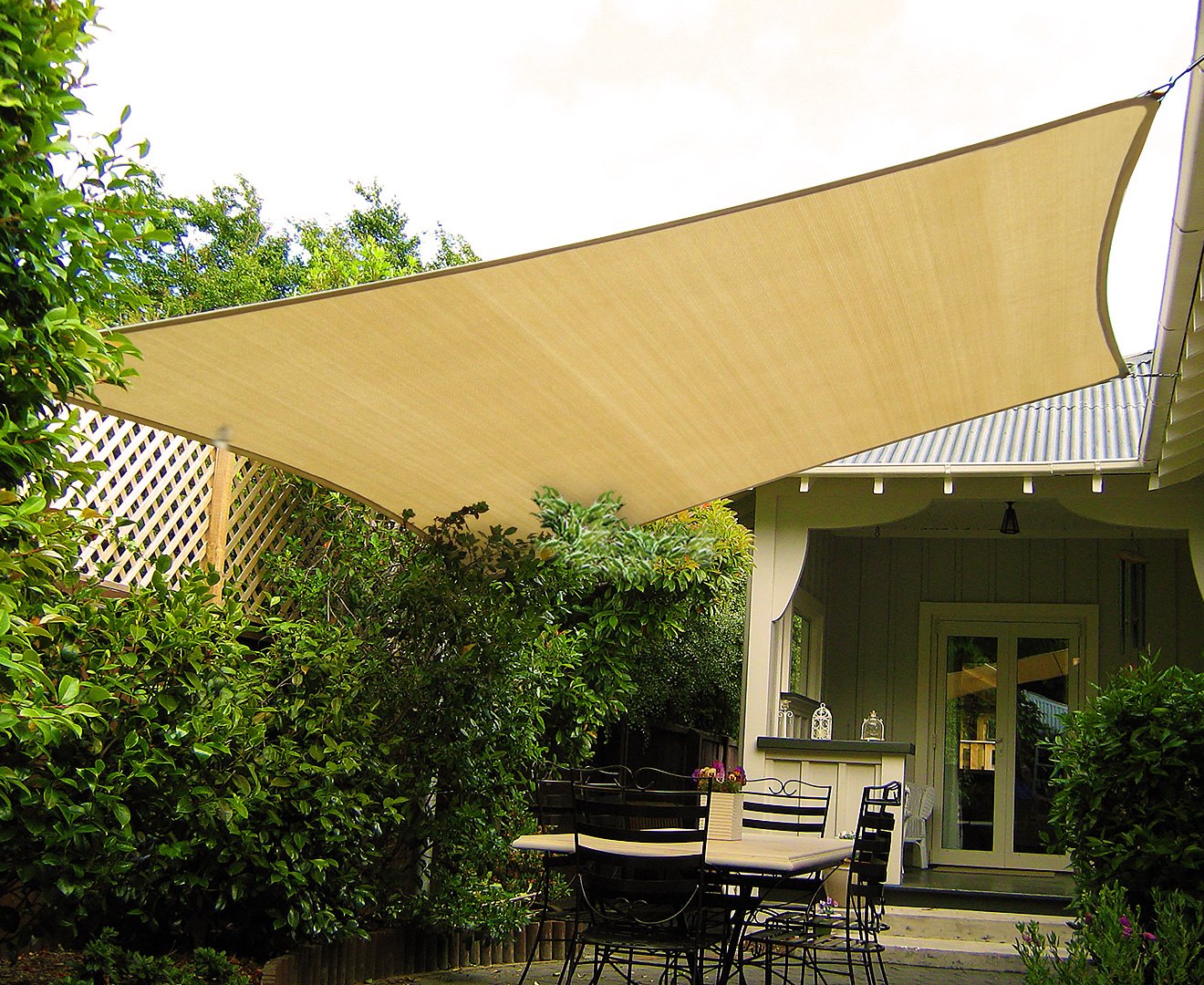 Wallaroo Rectangular Shade Sail 3 x 2.5m - Sand