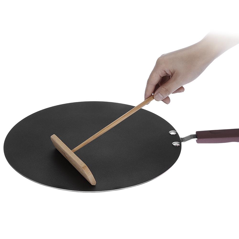 32cm Nonstick Frying Indian Tava Dosa Chapati Pan Flat Skillet Griddle Pan