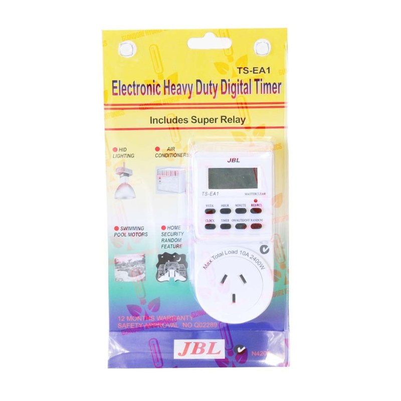 Digital Timer for Hydroponics - 30A for Accurate Scheduling and Control