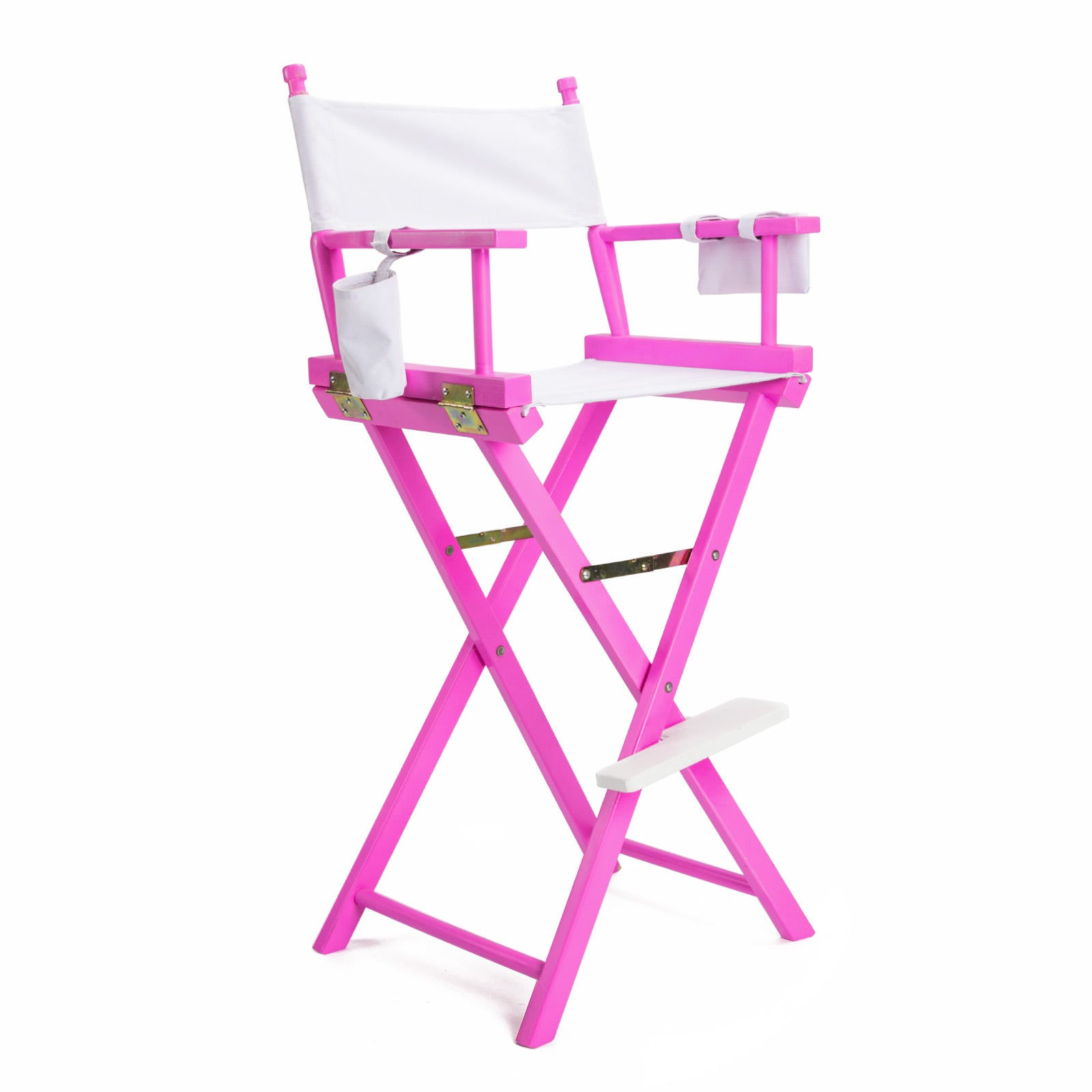 La Bella Pink Folding Tall Chair DARK HUMOR Movie Director 75cm