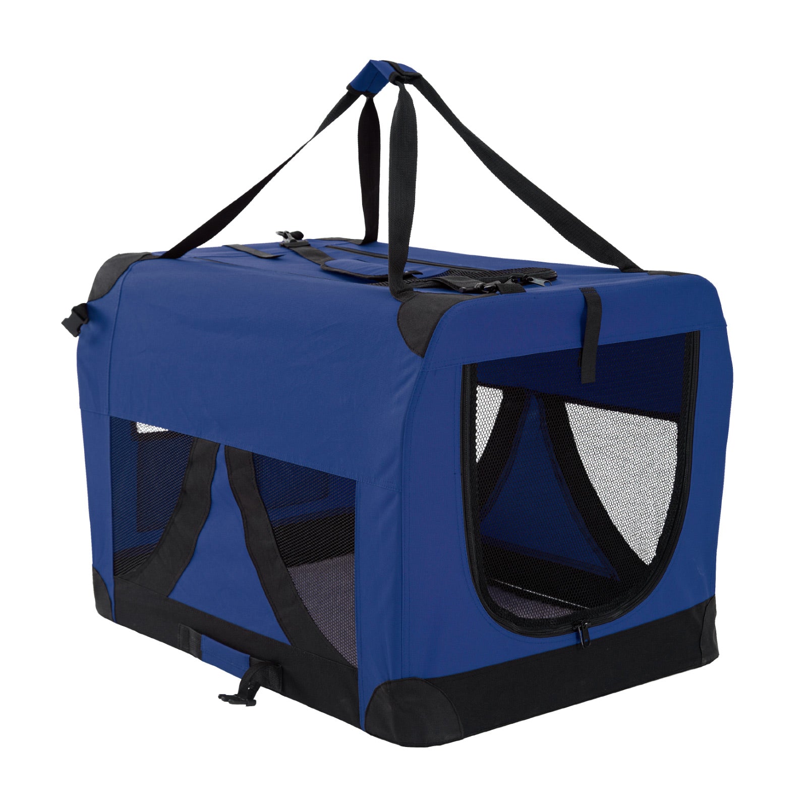 Paw Mate Blue Portable Soft Dog Cage Crate Carrier XL