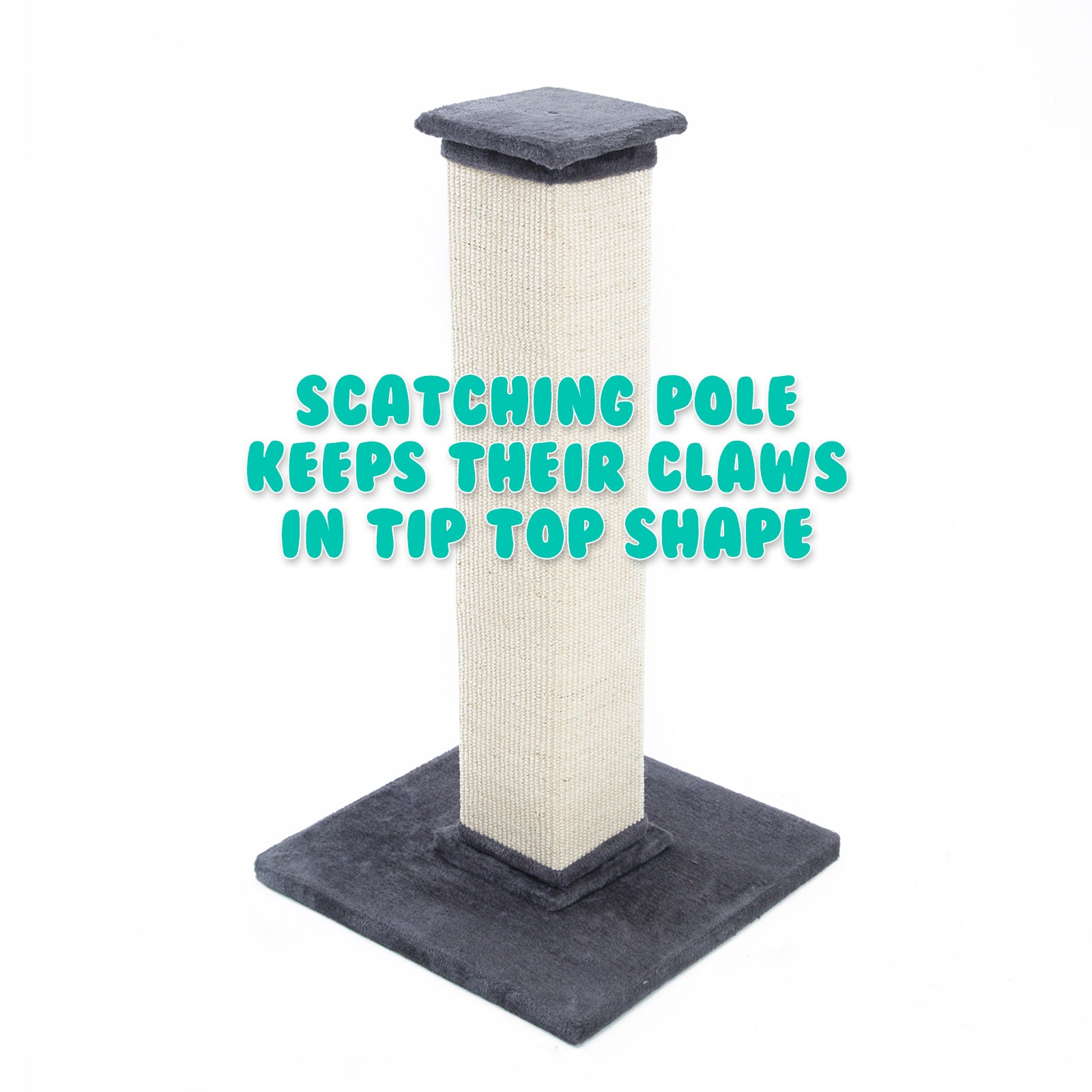 Paw Mate 92cm Grey Cat Tree Noppo Multi Level Scratcher