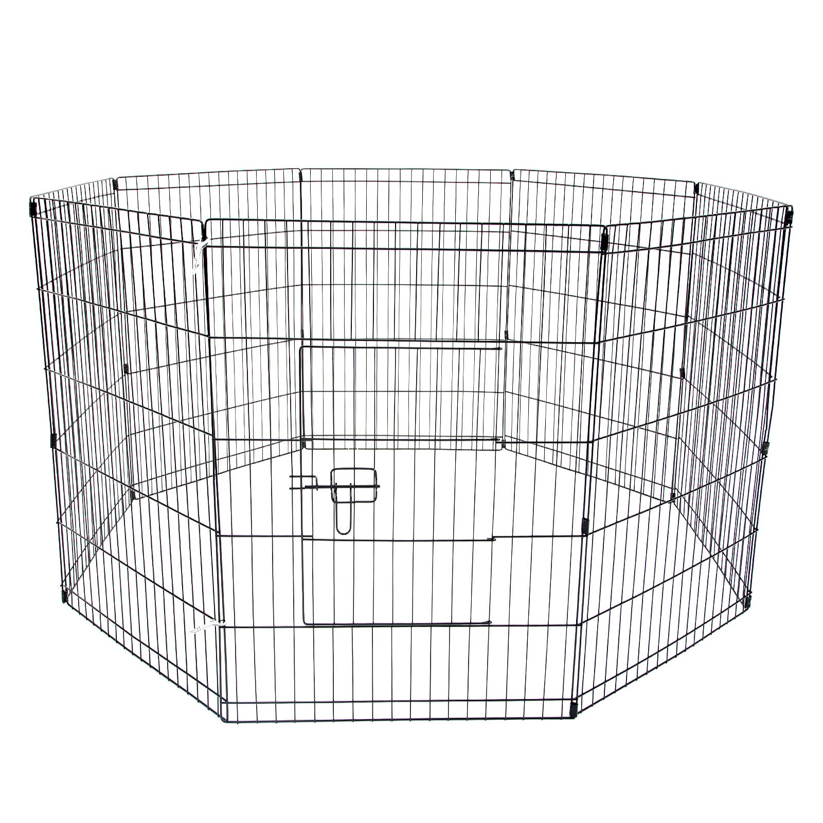 Paw Mate Pet Playpen 8 Panel 42in Foldable Dog Exercise Enclosure Fence Cage