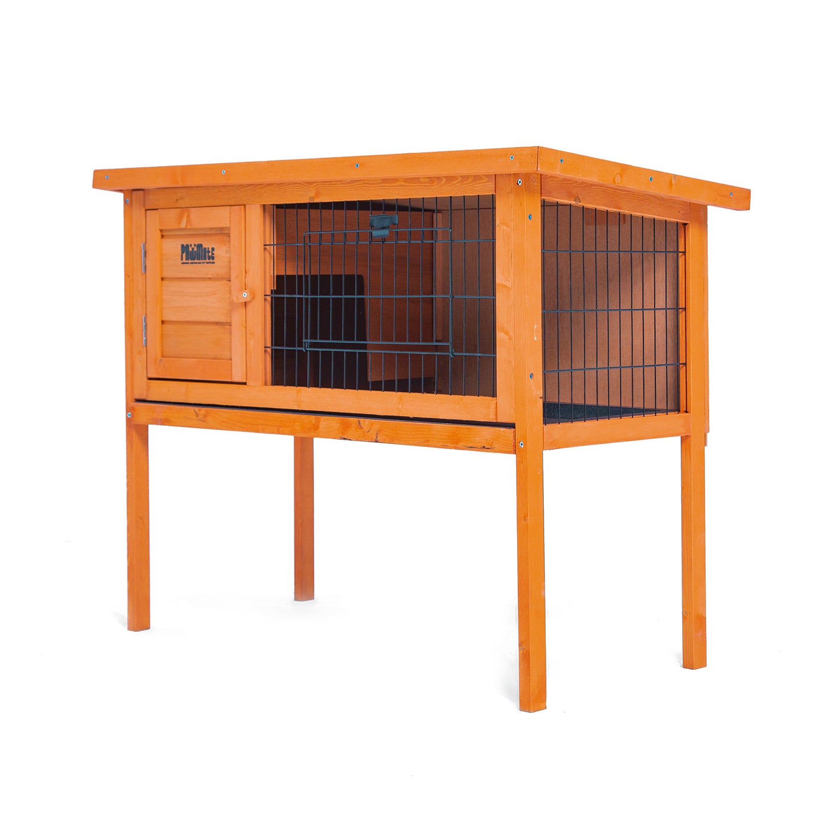 Paw Mate 91 x 45 x 70cm Rabbit Hutch Chicken Coop Free Standing Cage Run