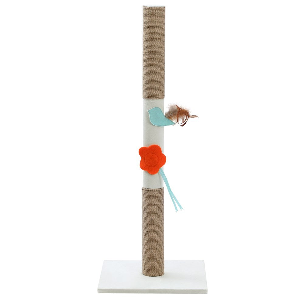 YES4PETS 89 cm Cat Kitten Single Scratching Post with Toy