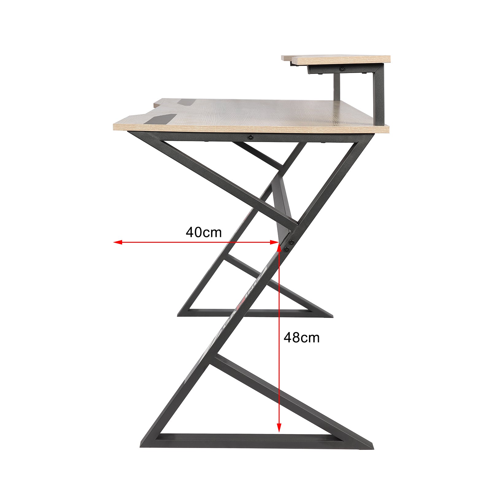 YES4HOMES Computer Desk, Sturdy Home Office Gaming Desk for Laptop, Modern Simple Style Writing Table, Multipurpose Workstation