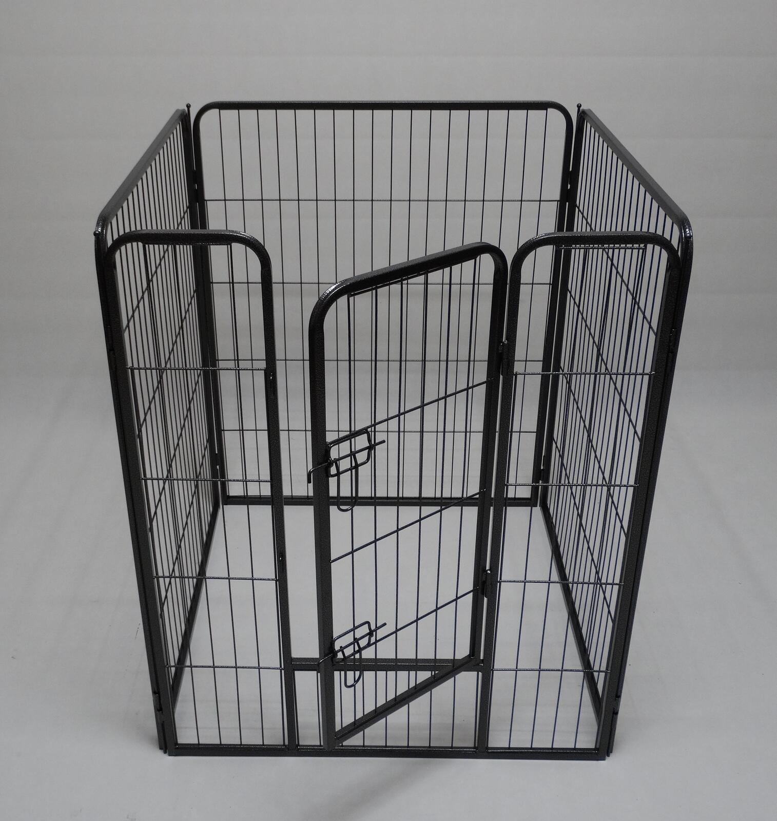 4 Panels 100 cm Heavy Duty Pet Dog Cat Puppy Rabbit Exercise Playpen Fence Extension