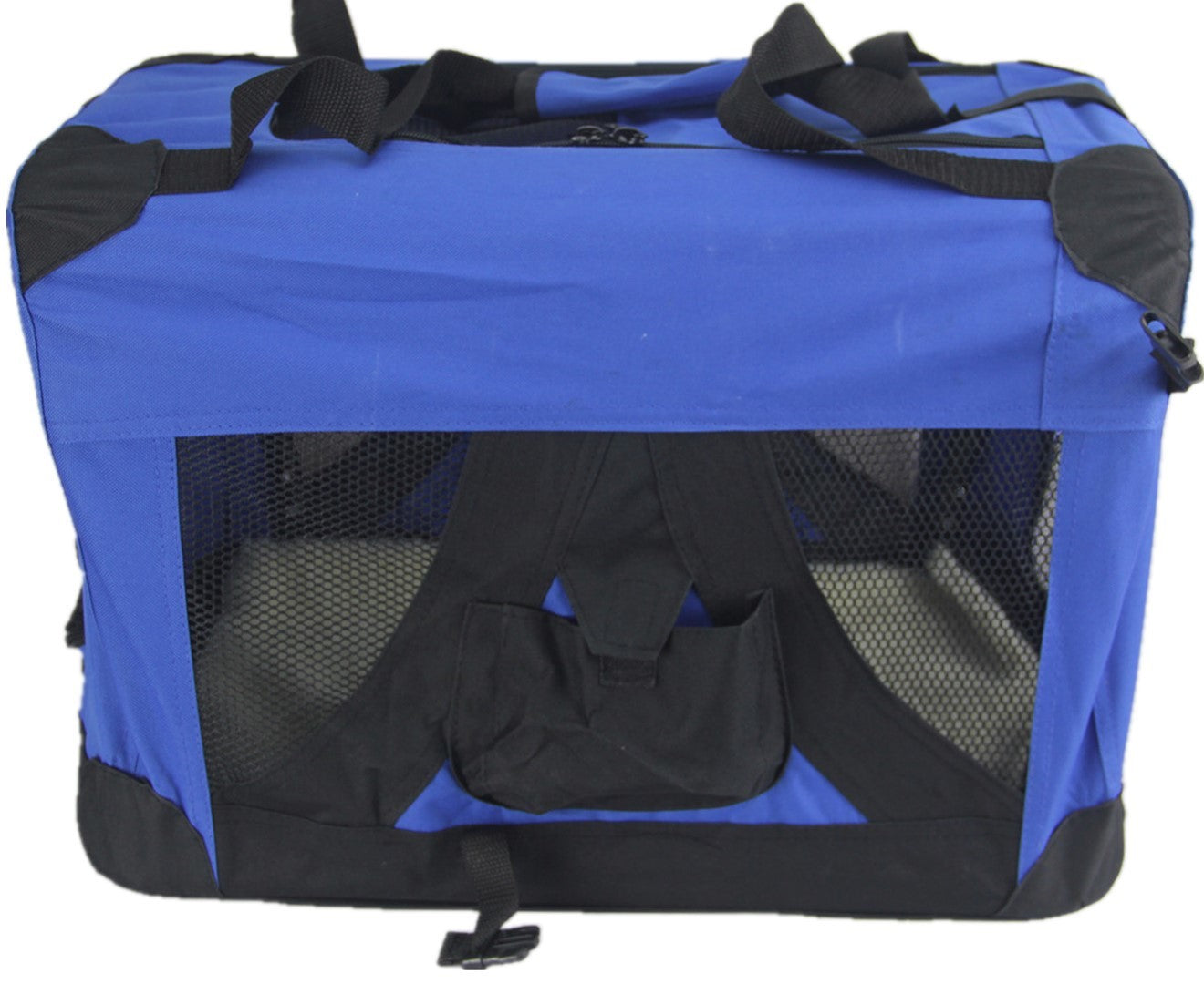 YES4PETS XXL Portable Foldable Pet Dog Cat Puppy Soft Crate-Blue