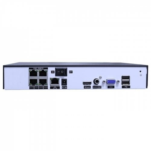 Hiseeu H5NVR-P4-624P 4CH 4MP PoE CCTV System (2TB HDD)