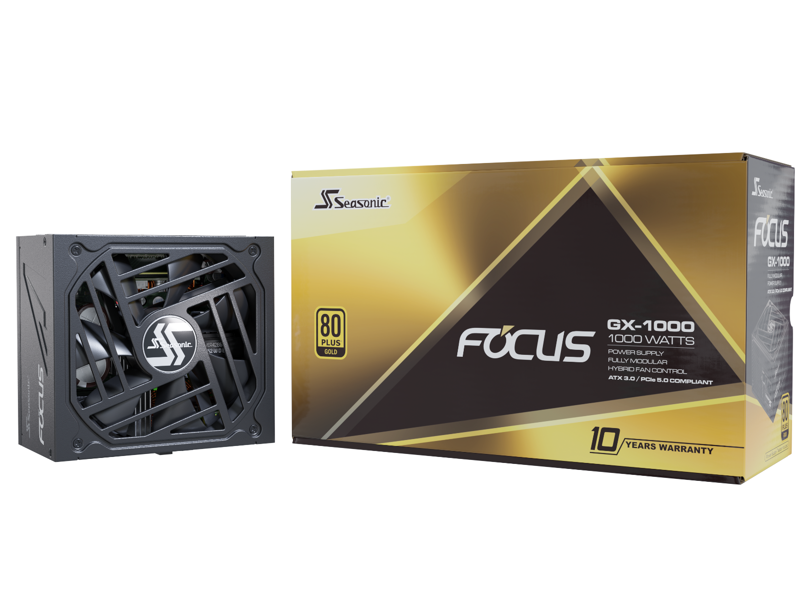 Seasonic FOCUS GX-1000 ATX 3.0 1000W Gold PSU (SSR-1000FX3)