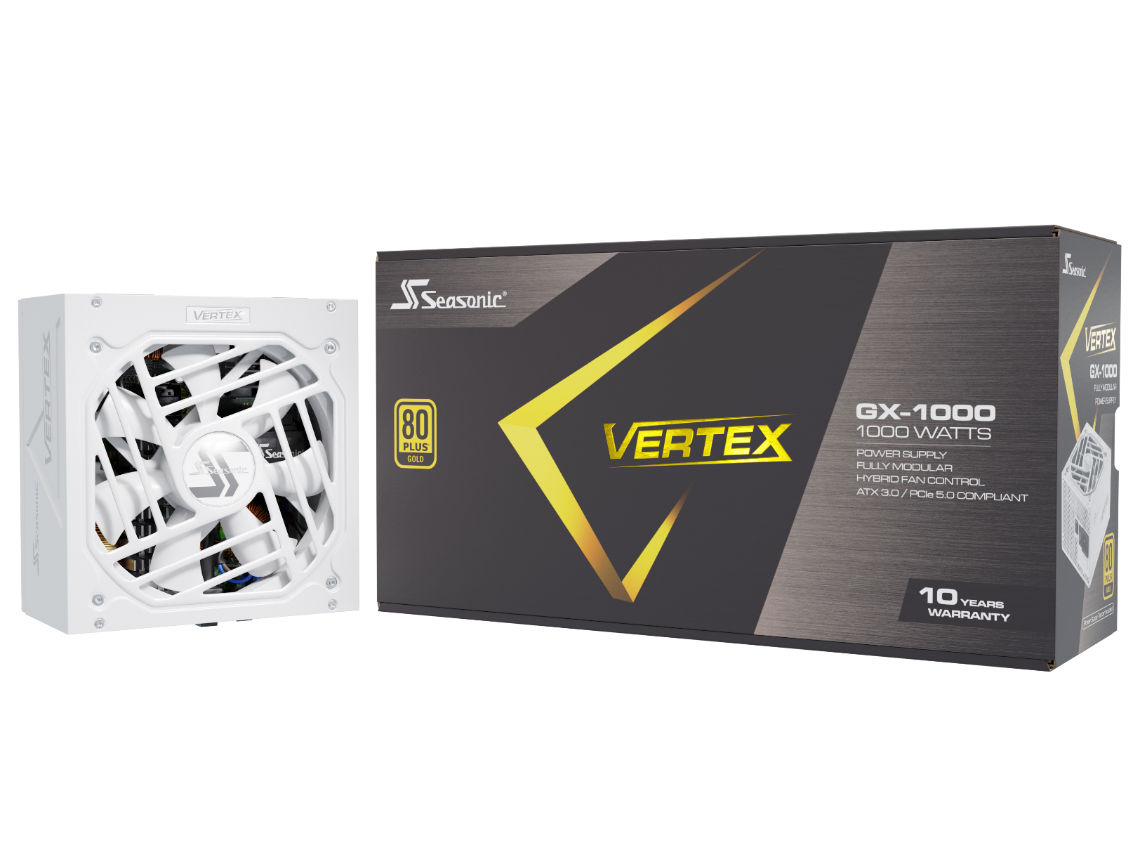 Seasonic VERTEX GX-1000 White 1000W ATX 3.0 Gold Modular PSU