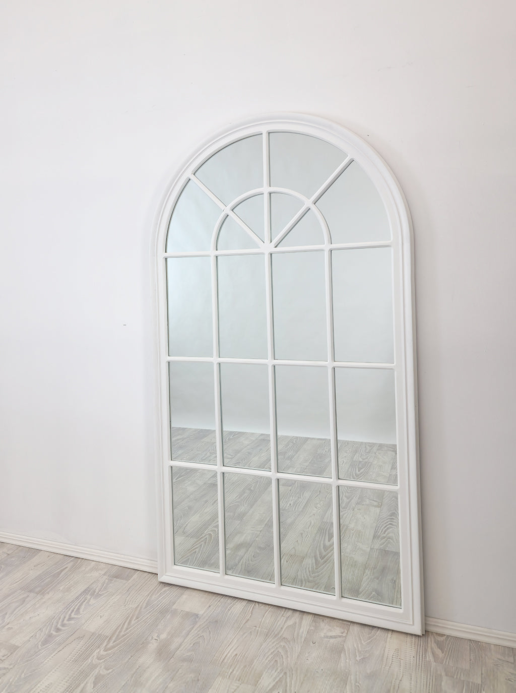 Window Style Mirror - White Arch 70 CM x 130 CM