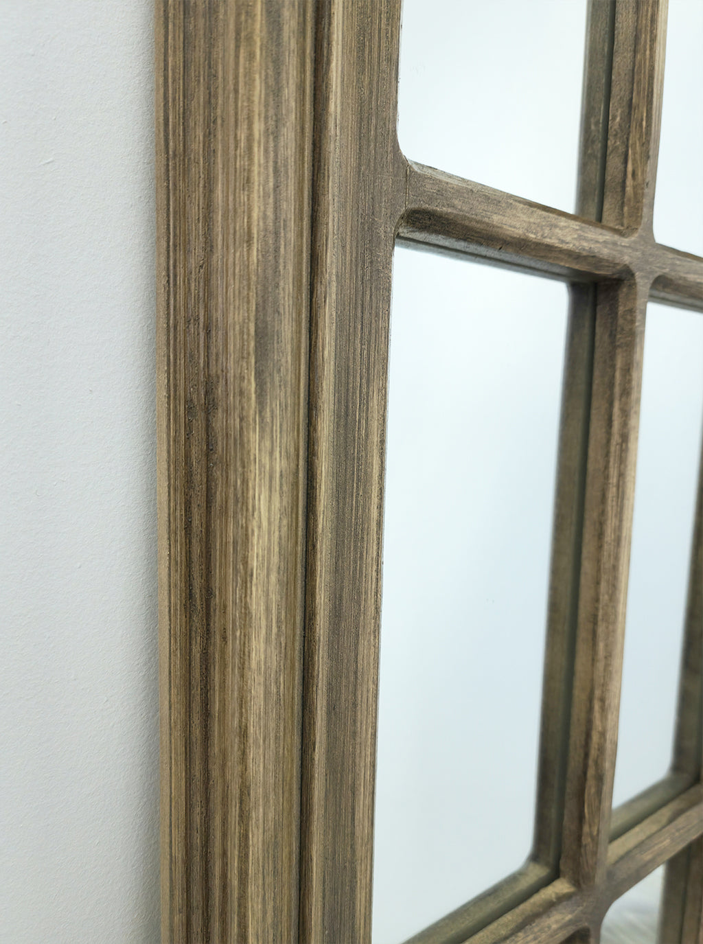 Window Style Mirror - Taupe Arch 70 CM x 130 CM