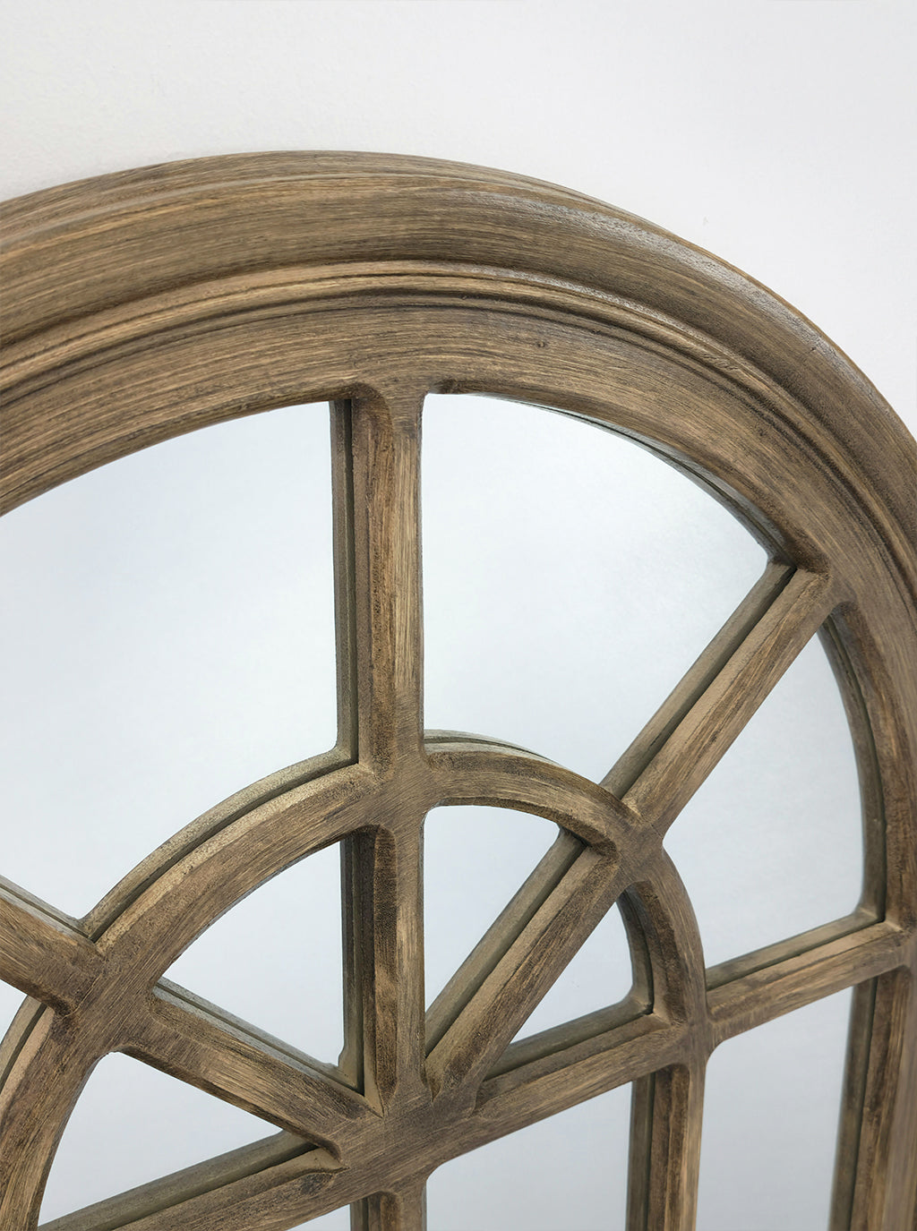 Window Style Mirror - Taupe Arch 100 CM x 150 CM