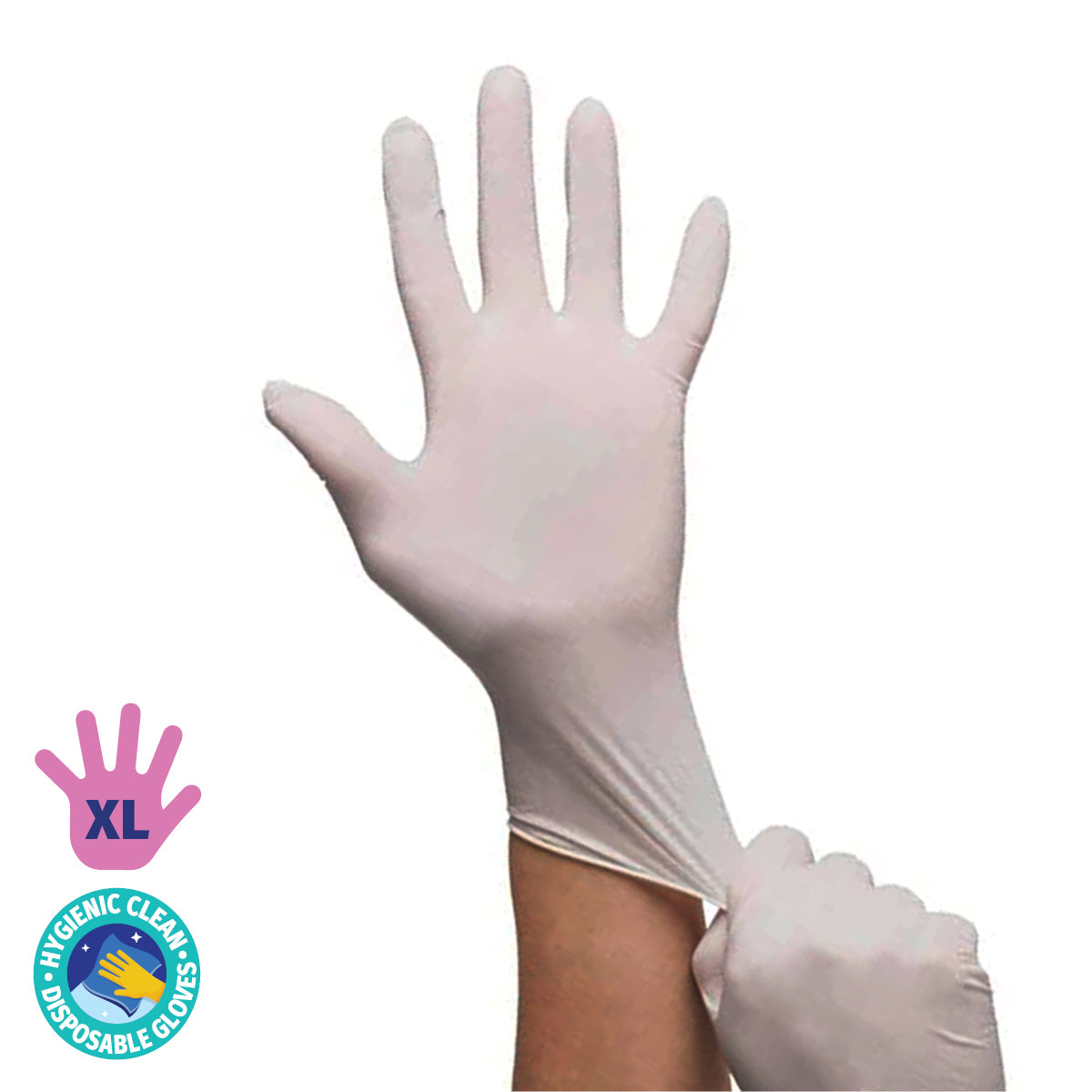 Xtra Kleen 1000PCE Disposable Gloves Latex & Powder Free Food Safe XL Size