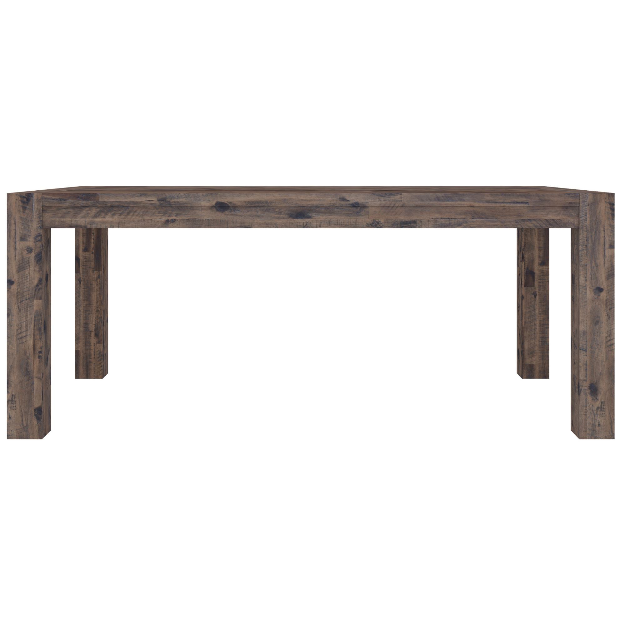 Catmint Dining Table 210cm 8 Seater Solid Acacia Timber Wood - Stone Grey