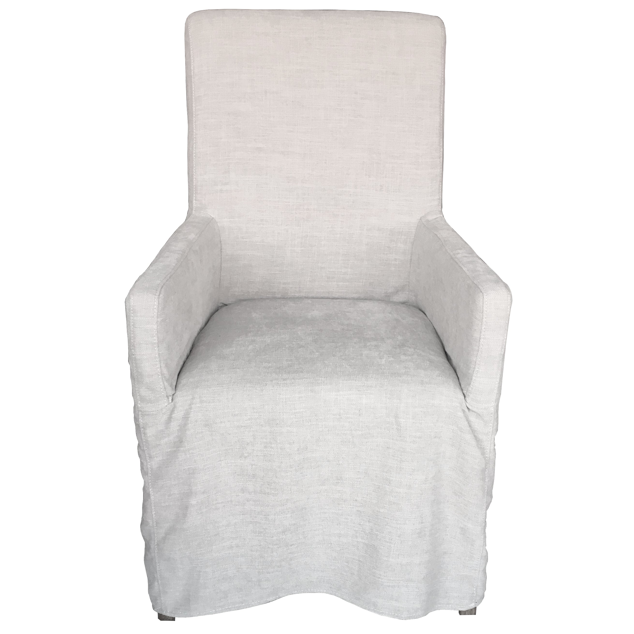 Ixora  Dining Chair Set of 10 Fabric Slipcover French Provincial Carver Timber