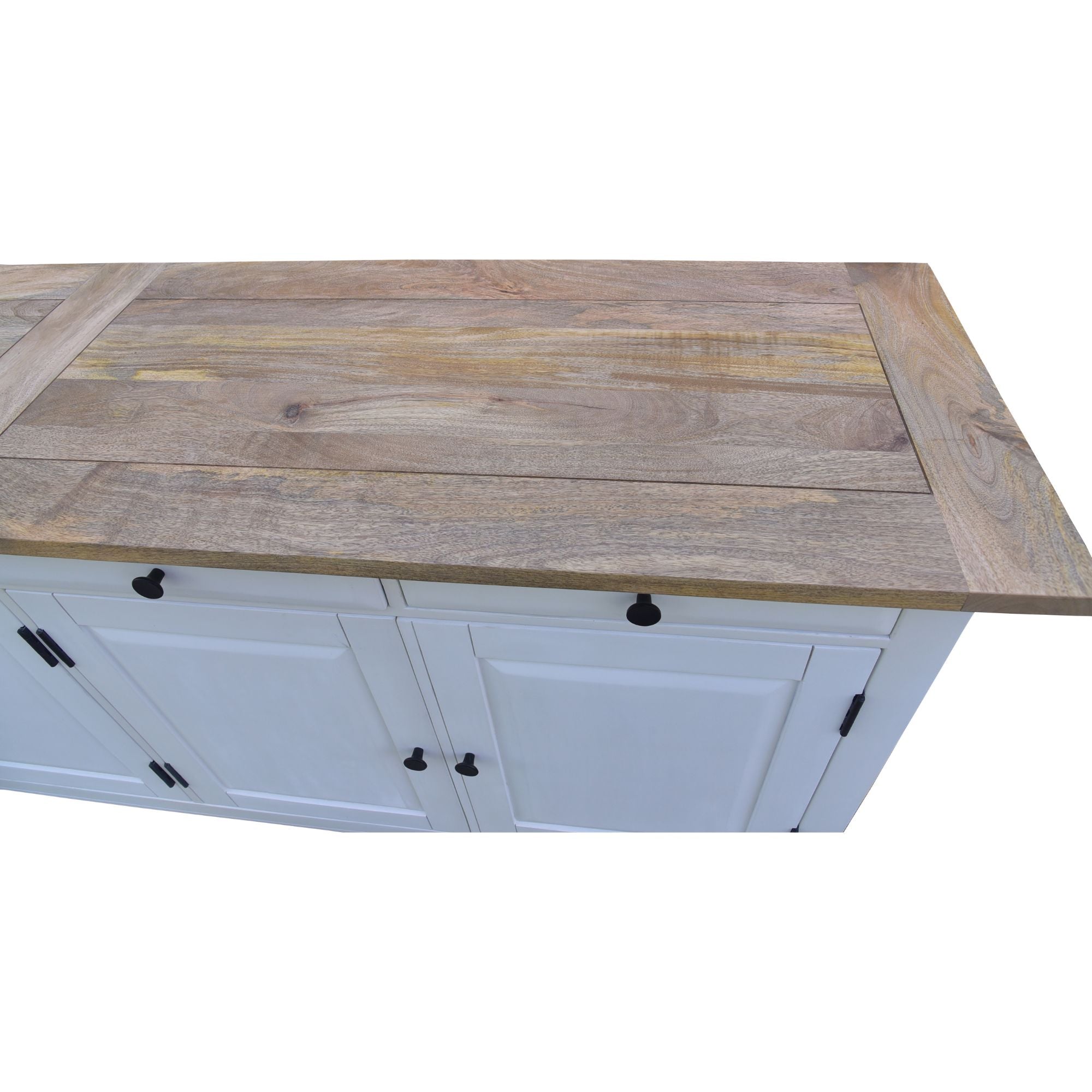 Lavasa Buffet Table 208cm 4 Doors Drawers Solid Mango Wood Farmhouse Furniture