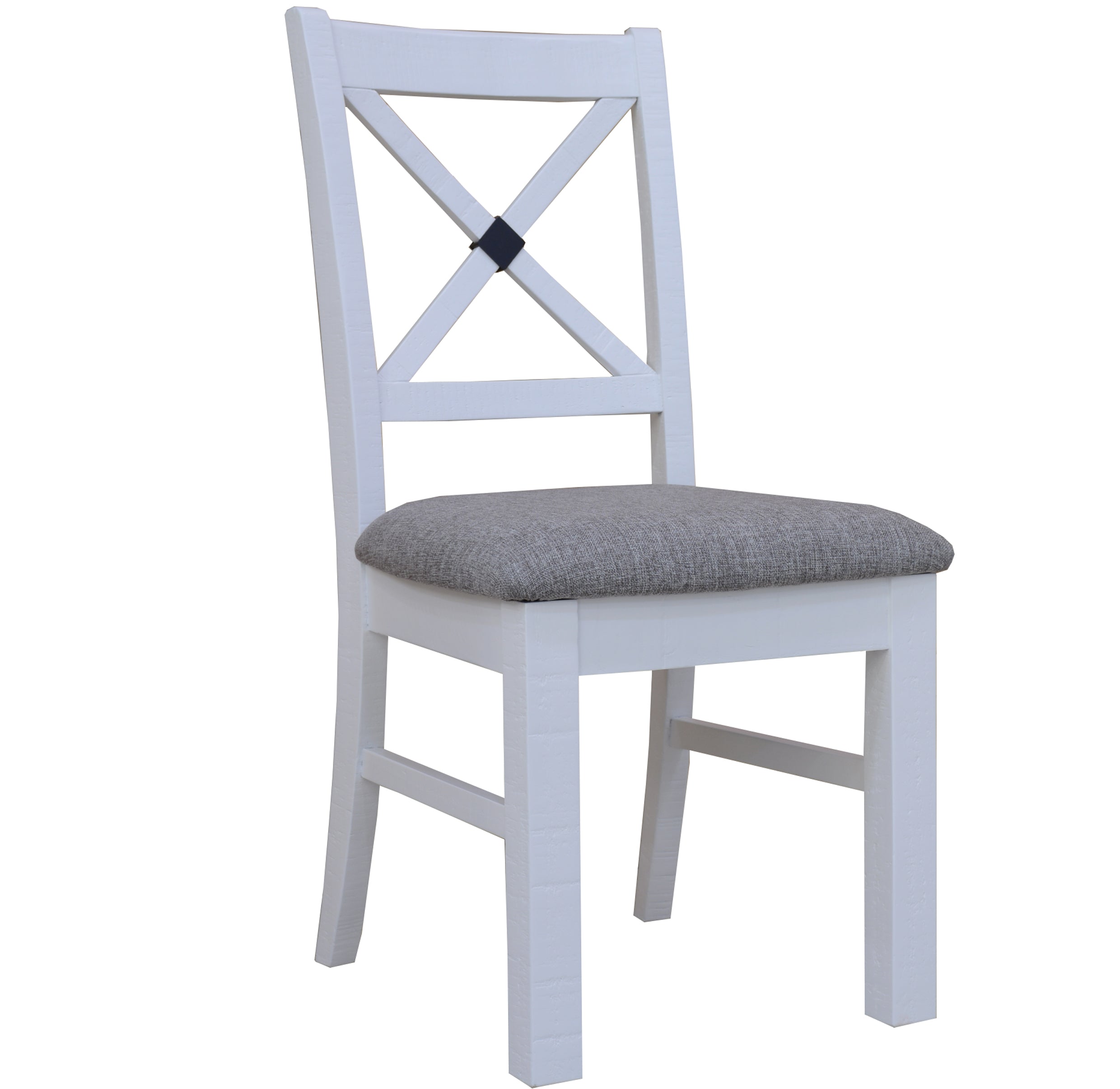 Beechworth Dining Chair Set of 2 Solid Pine Timber Wood Hampton Furniture - Grey