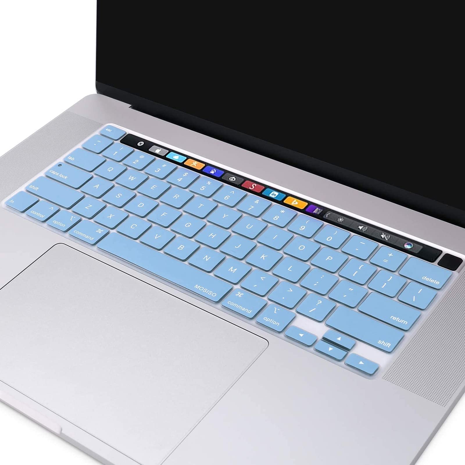 Keyboard Cover Skin For MacBook Pro 13 Pro 16 A2338 A2289 A2251 A2141 M1 M2 2020 to 2023 Sky Blue