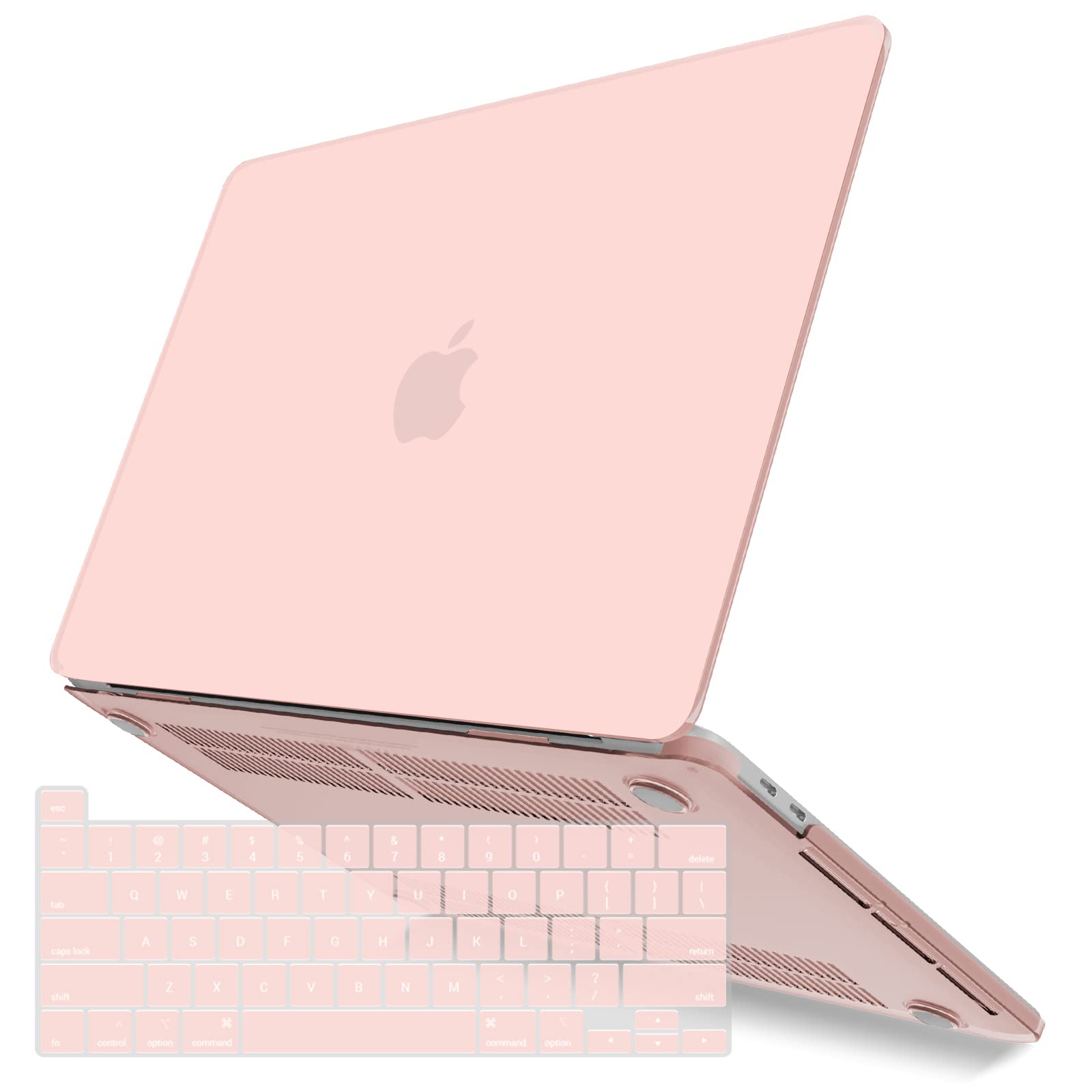 Suitable for  Sold Pink MacBook Pro 13 Inch Case 2016-2023 M1 M2 A2338 A2289 A2251 A2159 Hard Shell Case Keyboard Cover