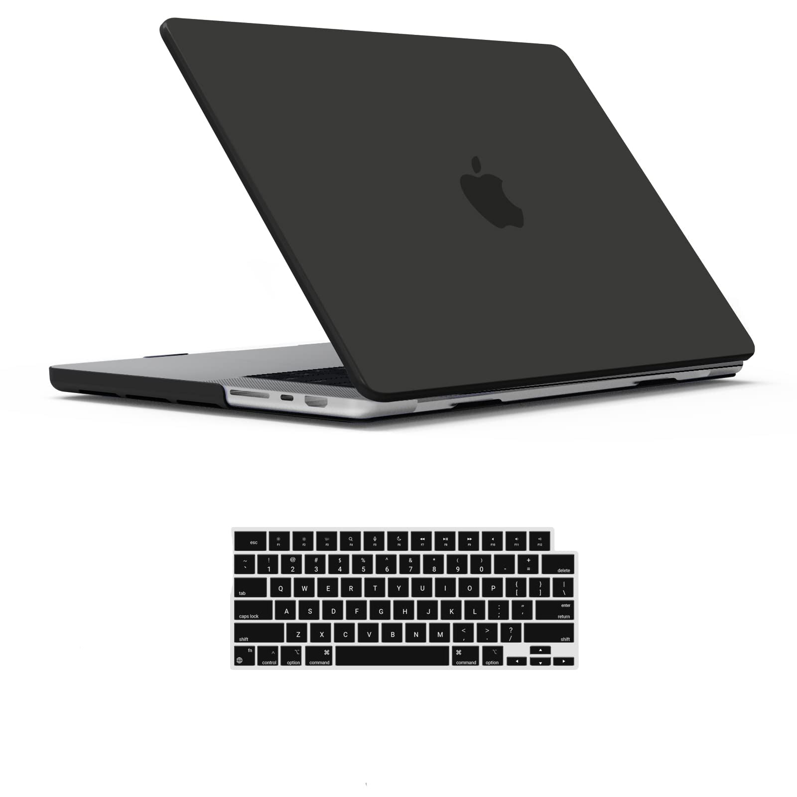 Suitable for MacBook Pro 14 Max Inch Case 2023 2022 2021 M2 A2779 M1 A2442 Hardshell Case Keyboard Cover Black