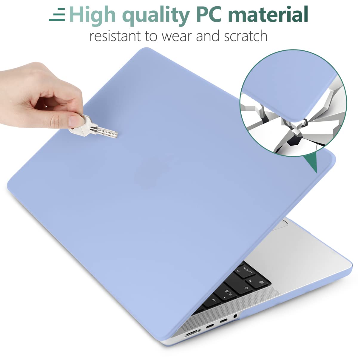 Suitable for  MacBook Pro 16 inch Case 2023 2022 2021 M2 A2780 A2485 M1 Pro/Max Hard Shell Case Keyboard Cover