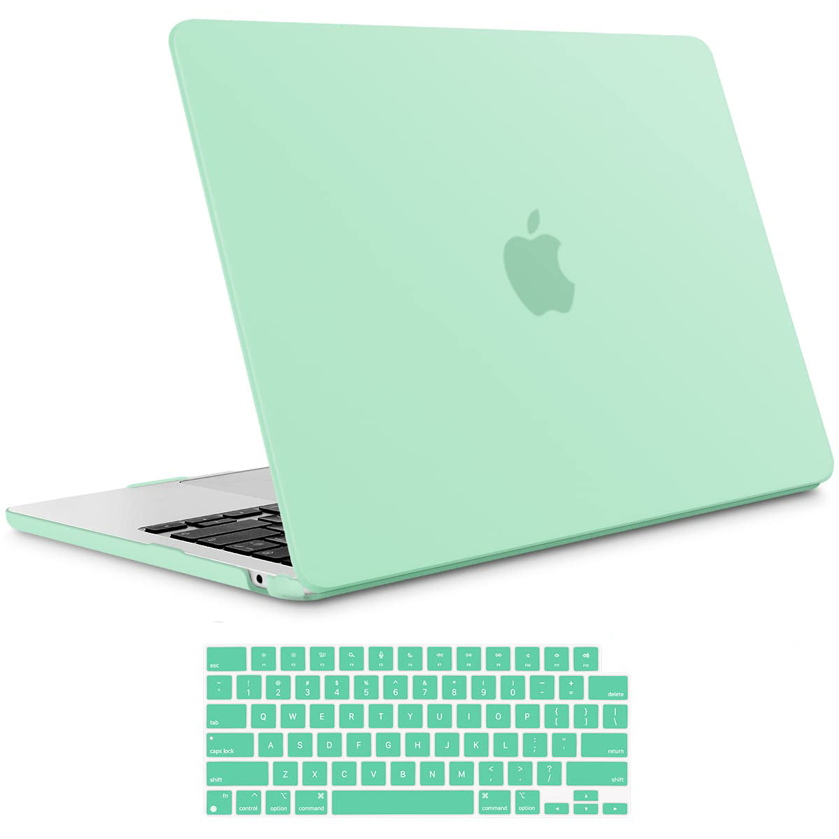 Suitable for  2023 2022 MacBook Air 13 inch case M2 Model A2681 Hard Shell Case Keyboard Cover Green