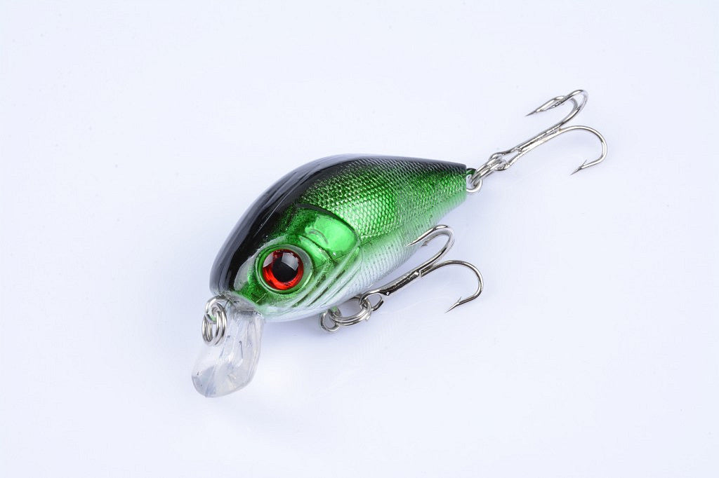 3x 5cm Popper Crank Bait Fishing Lure Lures Surface Tackle Saltwater