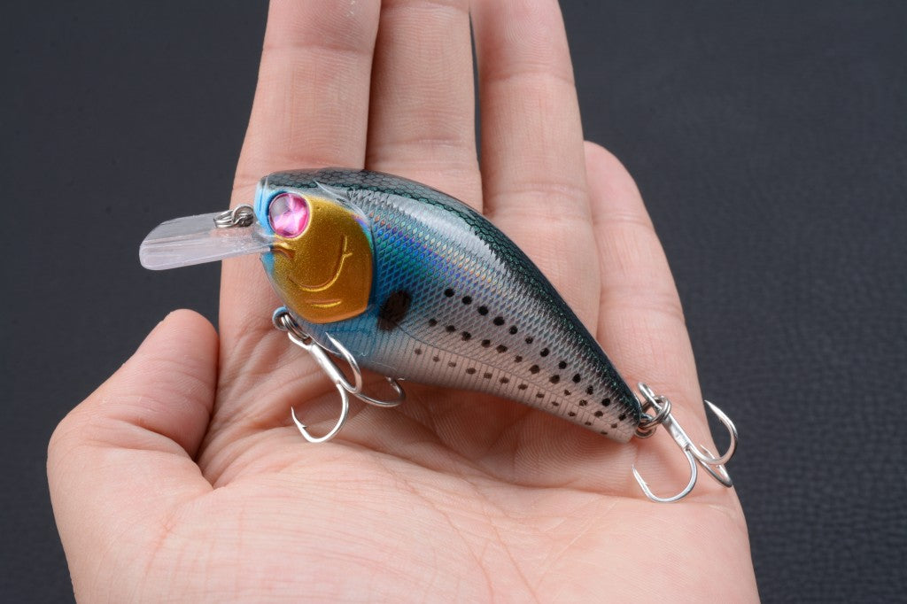 6x 8cm Popper Crank Bait Fishing Lure Lures Surface Tackle Saltwater