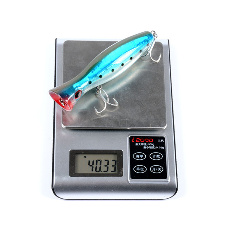 8x Popper Crank 12.5cm Fishing Lure Lures Surface Tackle Fresh Saltwater