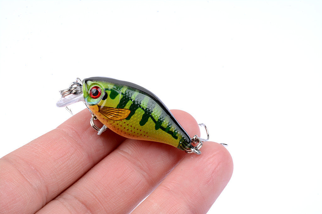 6x 4.3cm Popper Crank Bait Fishing Lure Lures Surface Tackle Saltwater