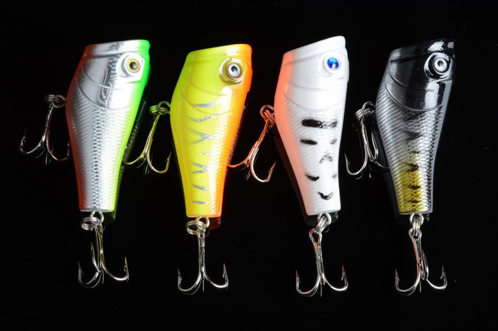 5X 5cm Popper Poppers Fishing Lure Lures Surface Tackle Fresh Saltwater