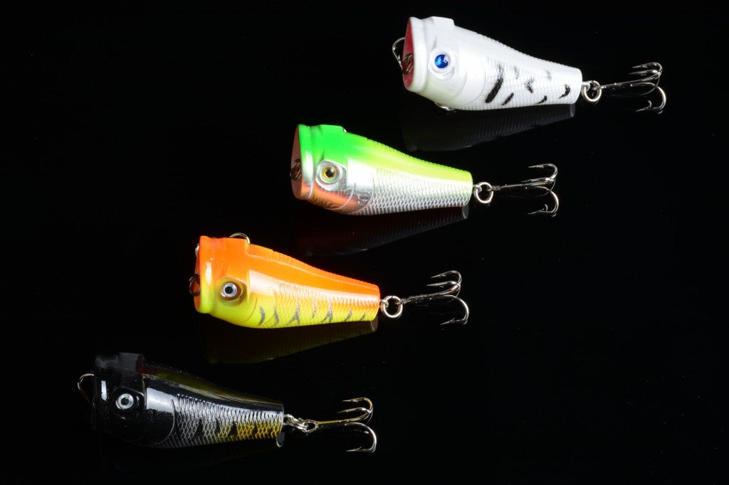 5X 5cm Popper Poppers Fishing Lure Lures Surface Tackle Fresh Saltwater