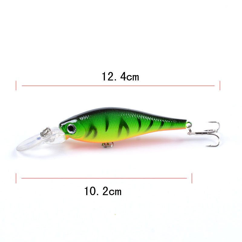 10x Popper Minnow 10.2cm Fishing Lure Lures Surface Tackle Fresh Saltwater