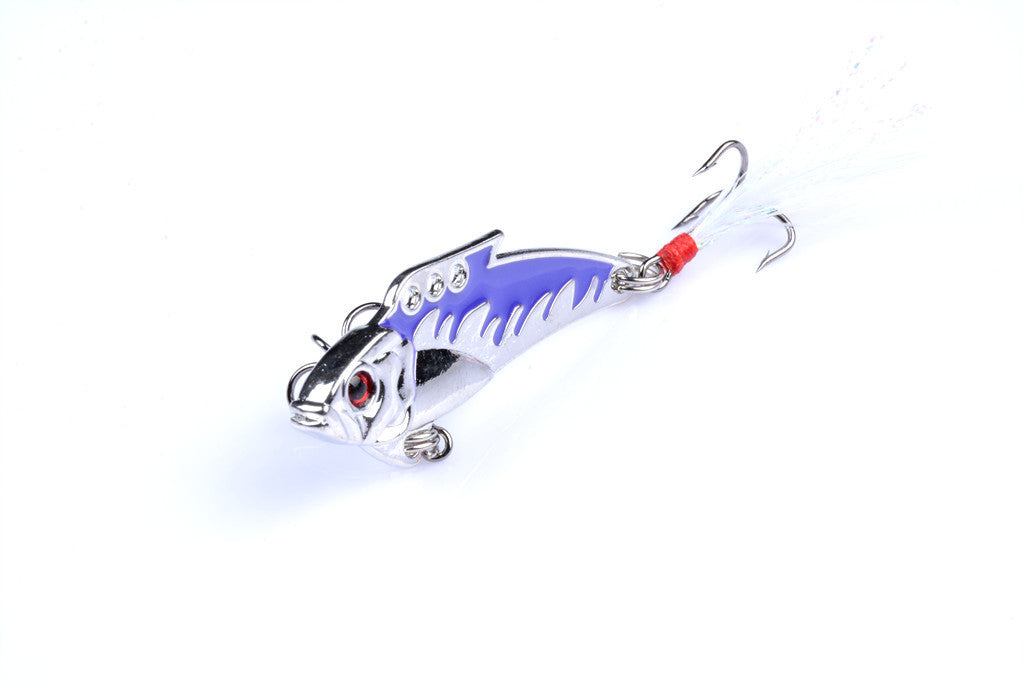 4X 8g Fishing Switchblade Blade VIBE VIB Metal Lures 50mm