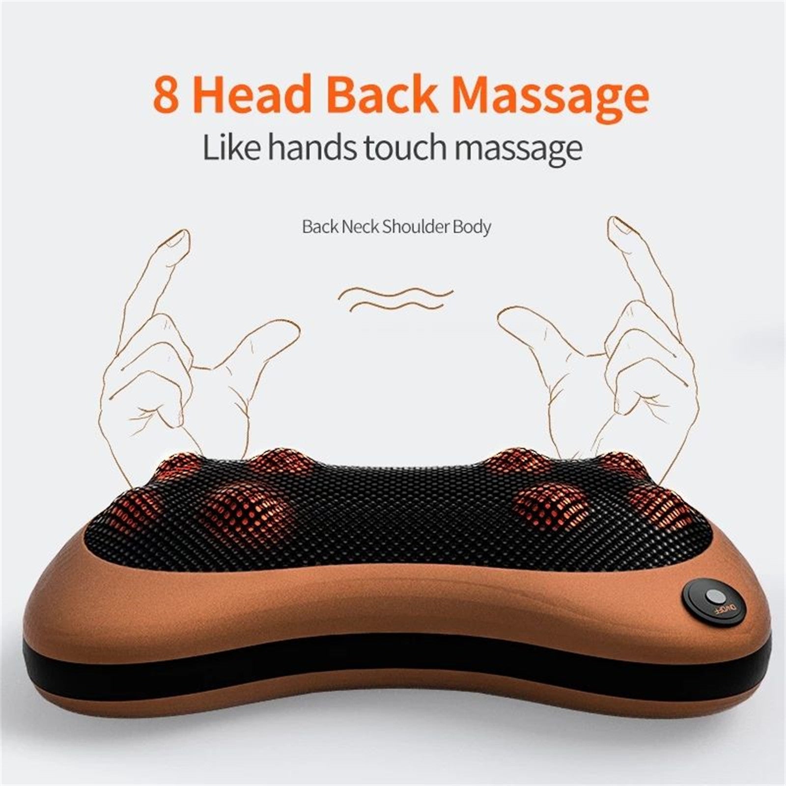 Fitrain Wireless Cervical Vertebra Massage Back Leg Multifunctional Electric Pillow