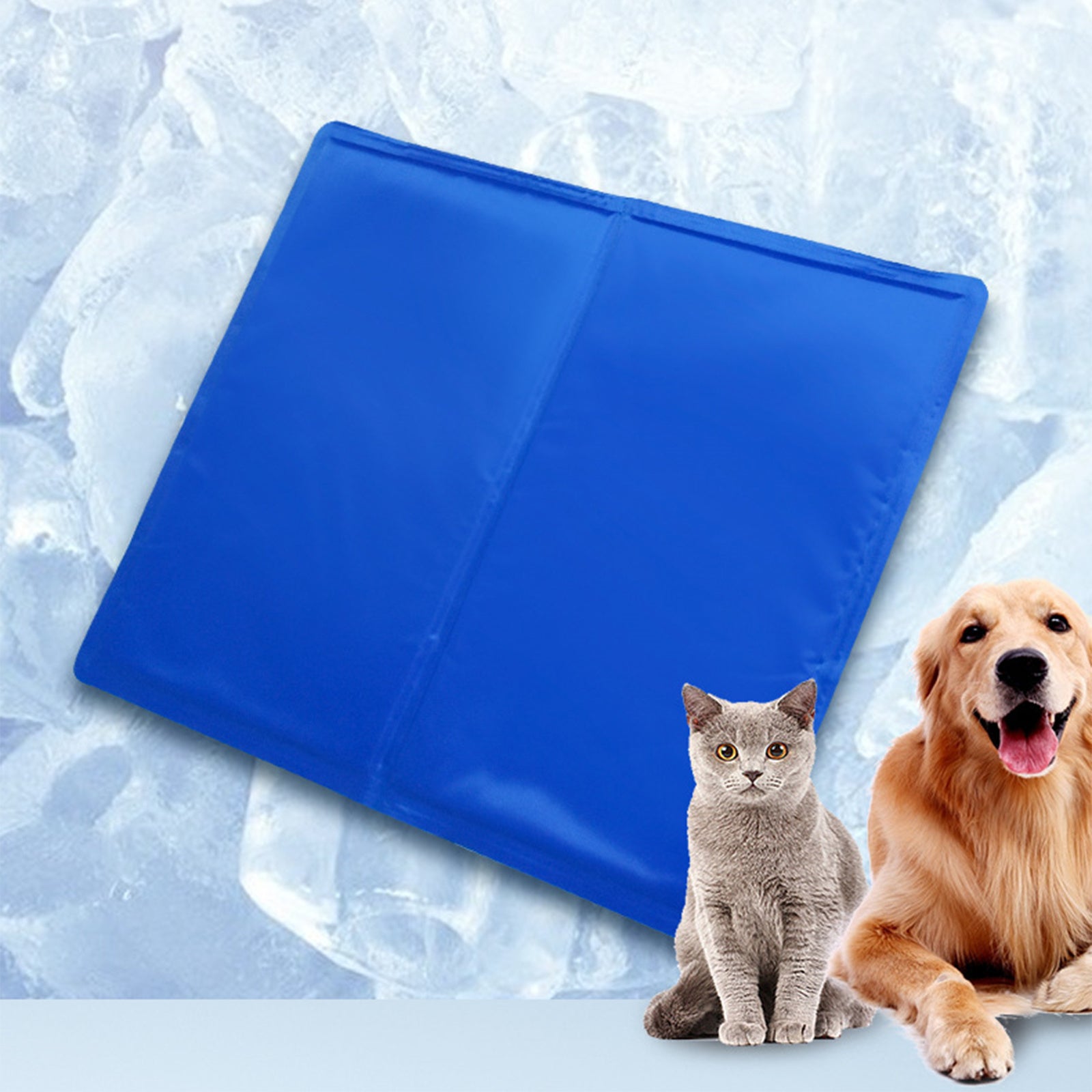 Pawfriends Summer Pet Ice Cushion Dog Cat Cooling Multi Functional Comfortable Cushion