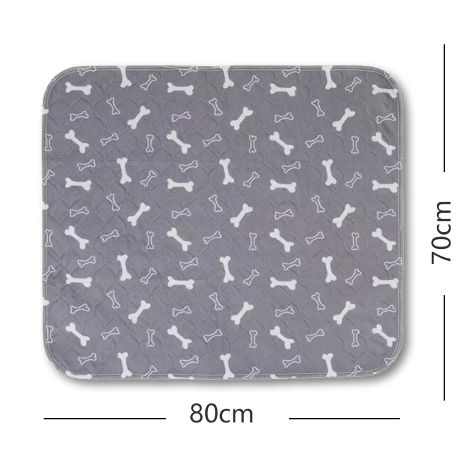 Pawfriends Washable Pet Dog Pee Pad Reusable Cat Puppy Training Wee Absorbent Mat Bed 70x80