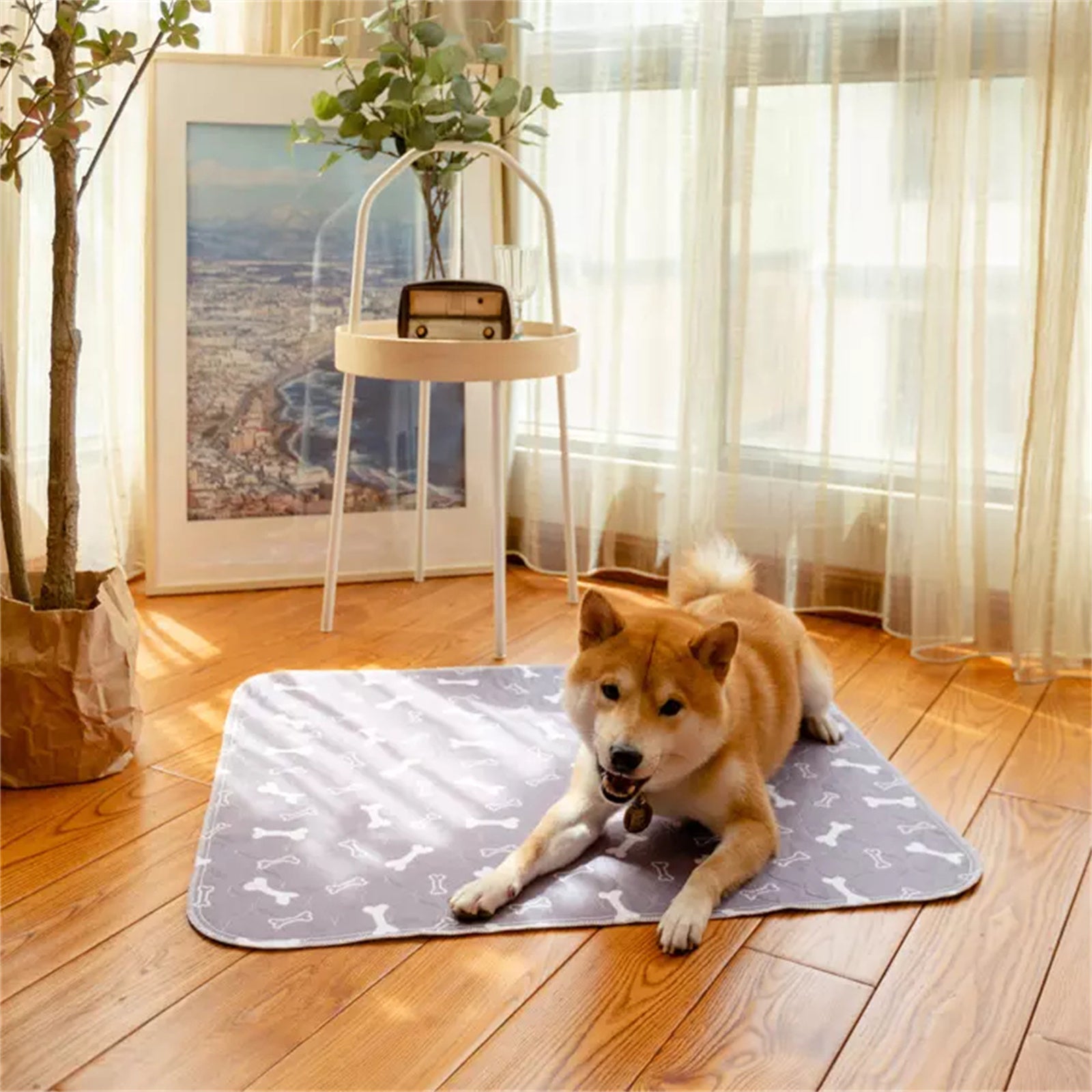 Pawfriends Washable Pet Dog Pee Pad Reusable Cat Puppy Training Wee Absorbent Mat Bed 70x80