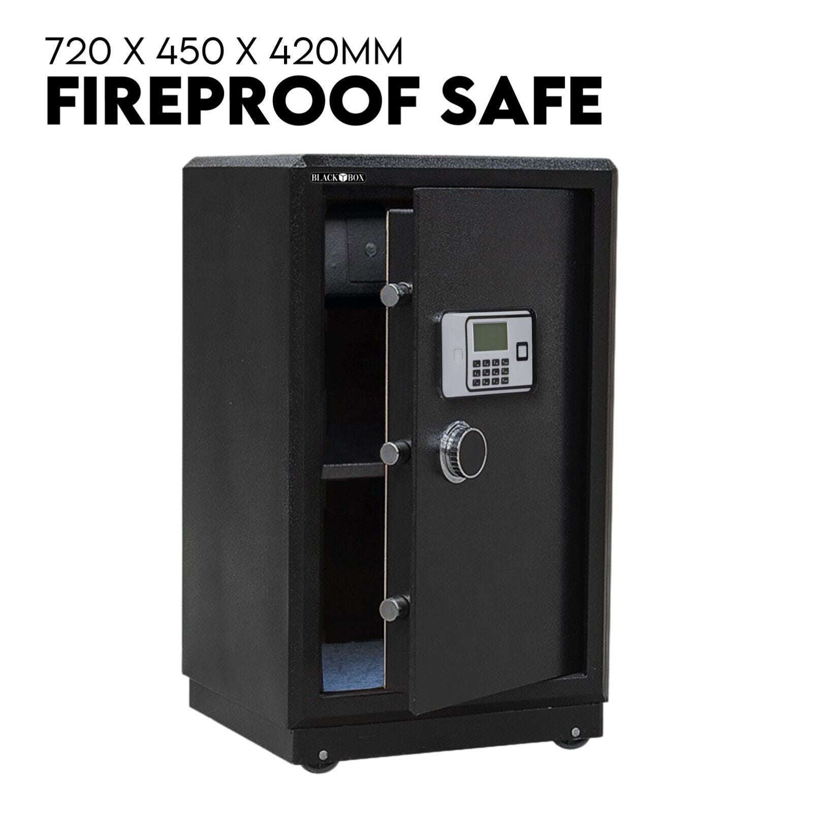 Digital Safe Safety Box Security Code Lock Box Fire Proof Heavy Duty 80L