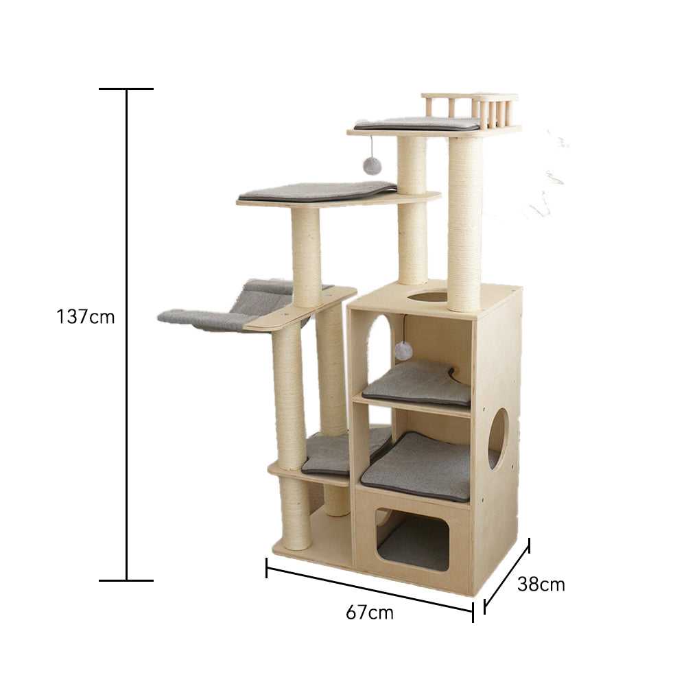 CATIO Multi-level Luxury Cat Mansion C6037