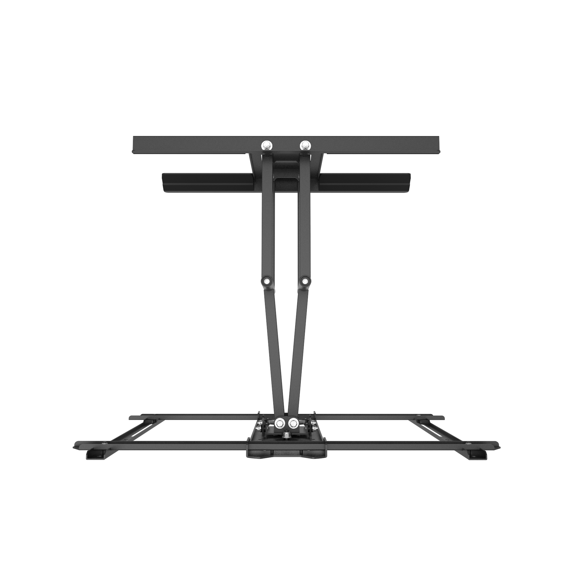 Kanto PDX650SG Stainless Steel Outdoor Full Motion TV Mount for 37" to 75" TVs, Black