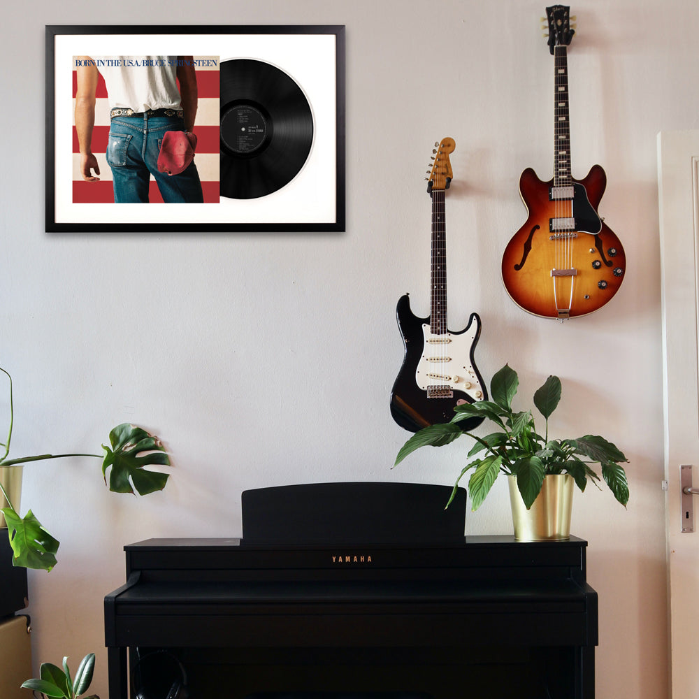 Framed Bob Dylan Greatest Hits Vinyl Album Art