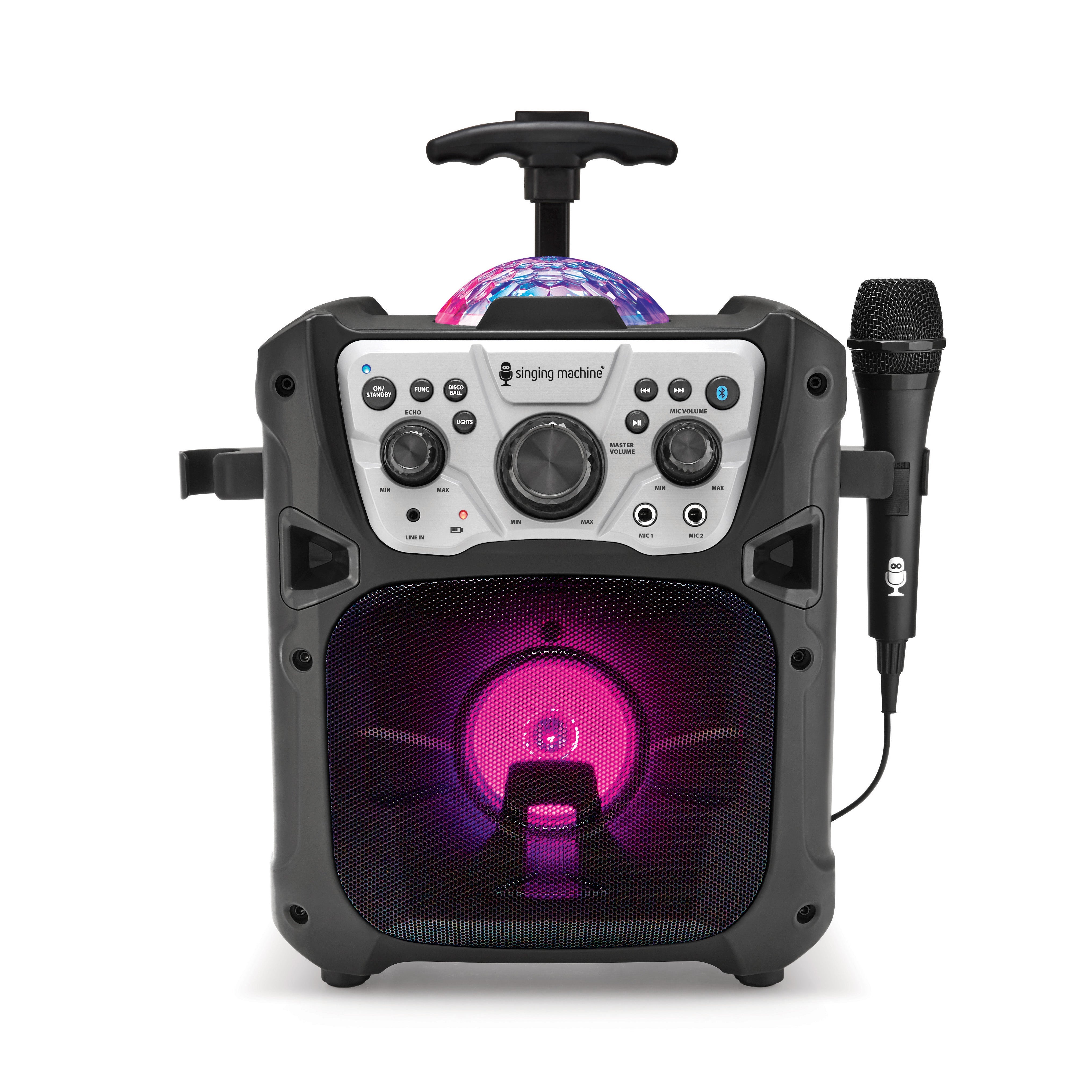 Singing Machine Mini Fiesta- Bluetooth® + Light Show