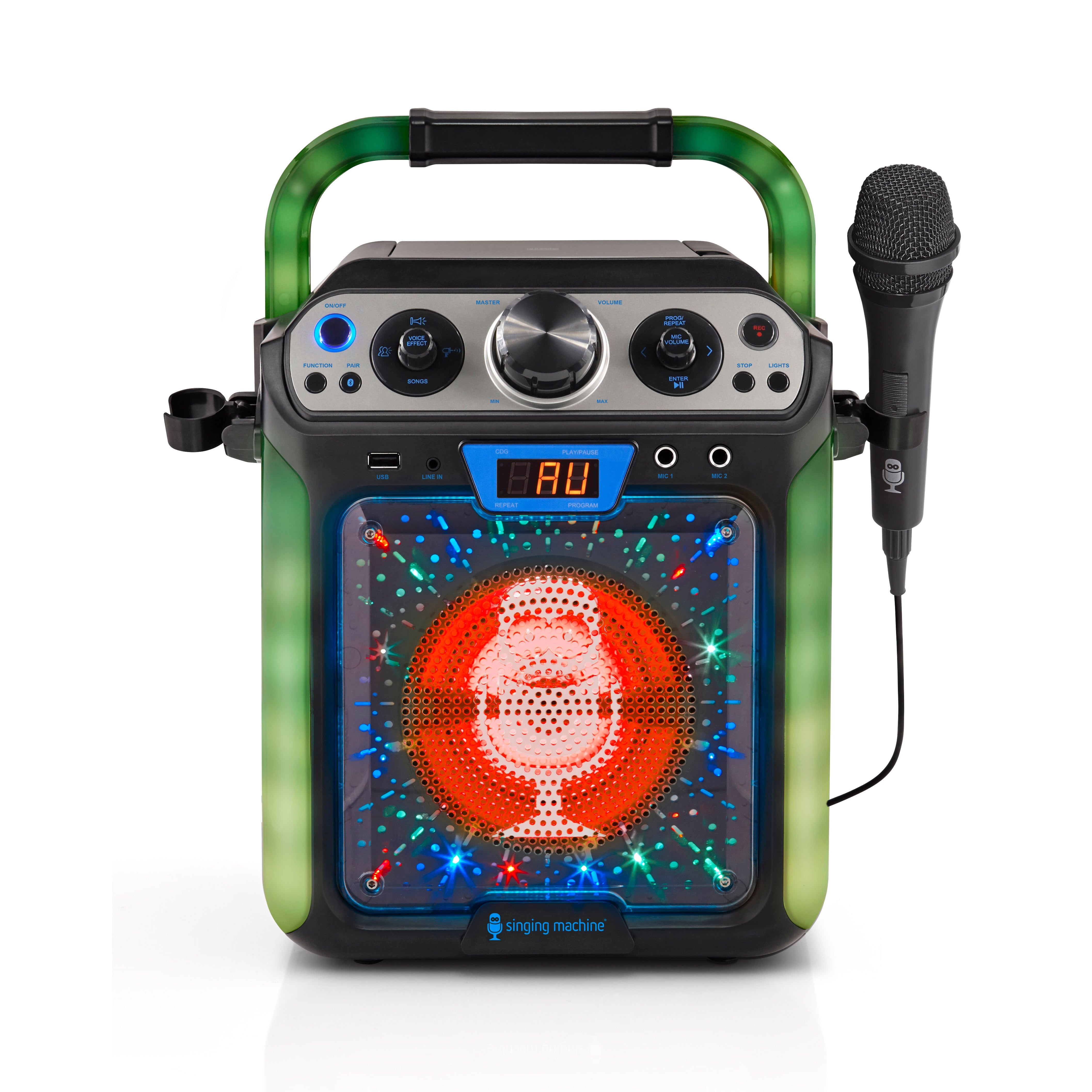 Singing Machine Groove Cube Hype Bluetooth Karaoke Machine